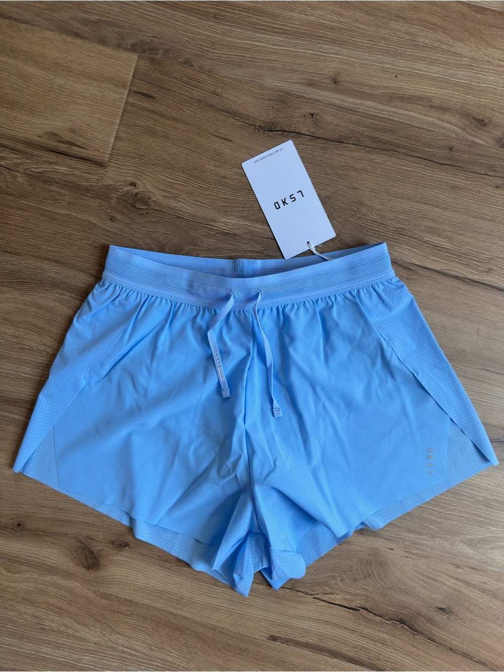 Accelerate 3" High-Rise Running Shorts - Light Blue